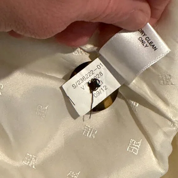 Banana Republic Classic Trench Coat Small Cream White Belted - Picture 8 of 14